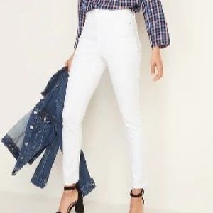 NEW Forever 21 White Stretch Jeans